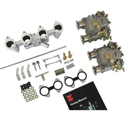 Kit de conversión a carburador WEBER 40 DCOE con tirante para BMW 2002 E10