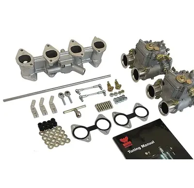 Kit de conversión a carburador WEBER 40 DCOE con tirante para BMW 2002 E10
