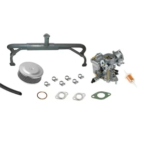 Kit de conversión carburador SolexBrosol 3031 PICT colector admisión simple para Volkswagen Beetle, Karmann-Ghia y Combi